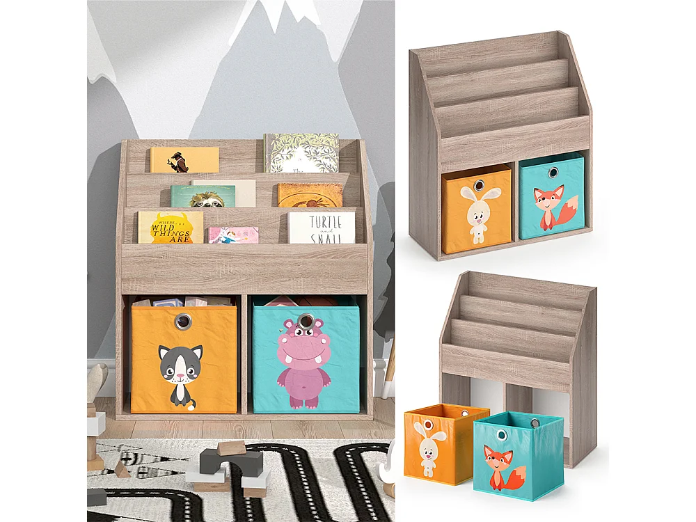 Libreria bambini sonoma 72x30.7x79 luigi