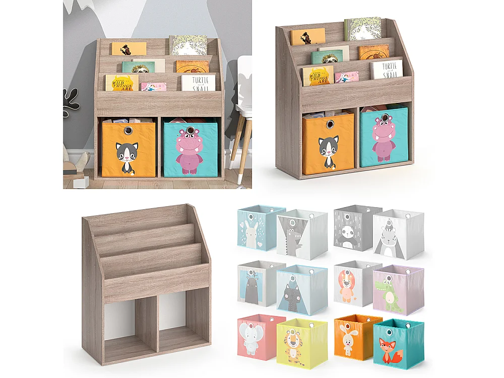 Libreria bambini sonoma 72x30.7x79 luigi