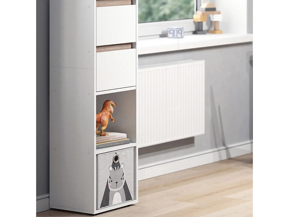 Kinderboekenkast wit 36.2x29.9x171 robert