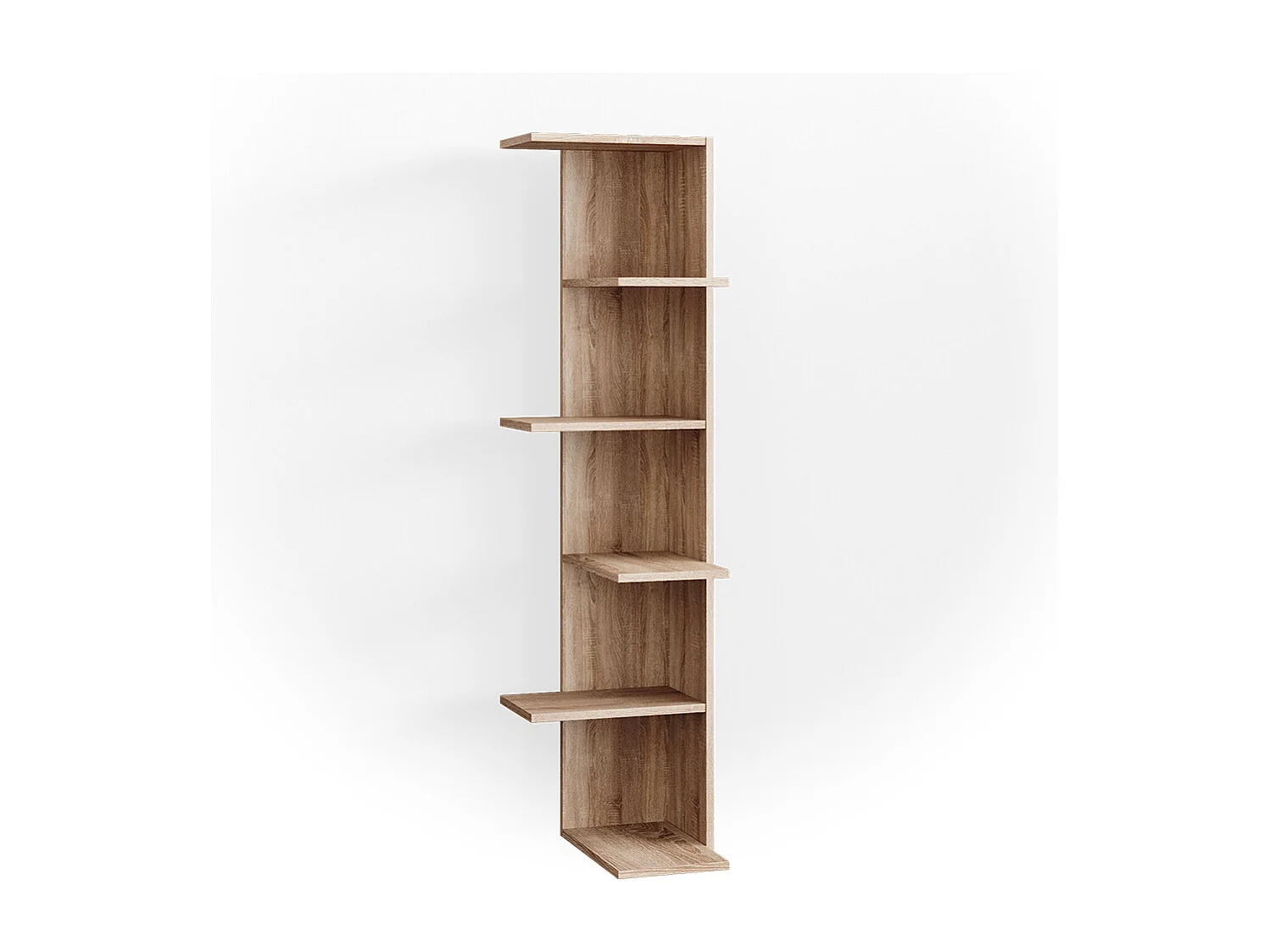 Corner shelf sonoma 37x37x140.1 tera