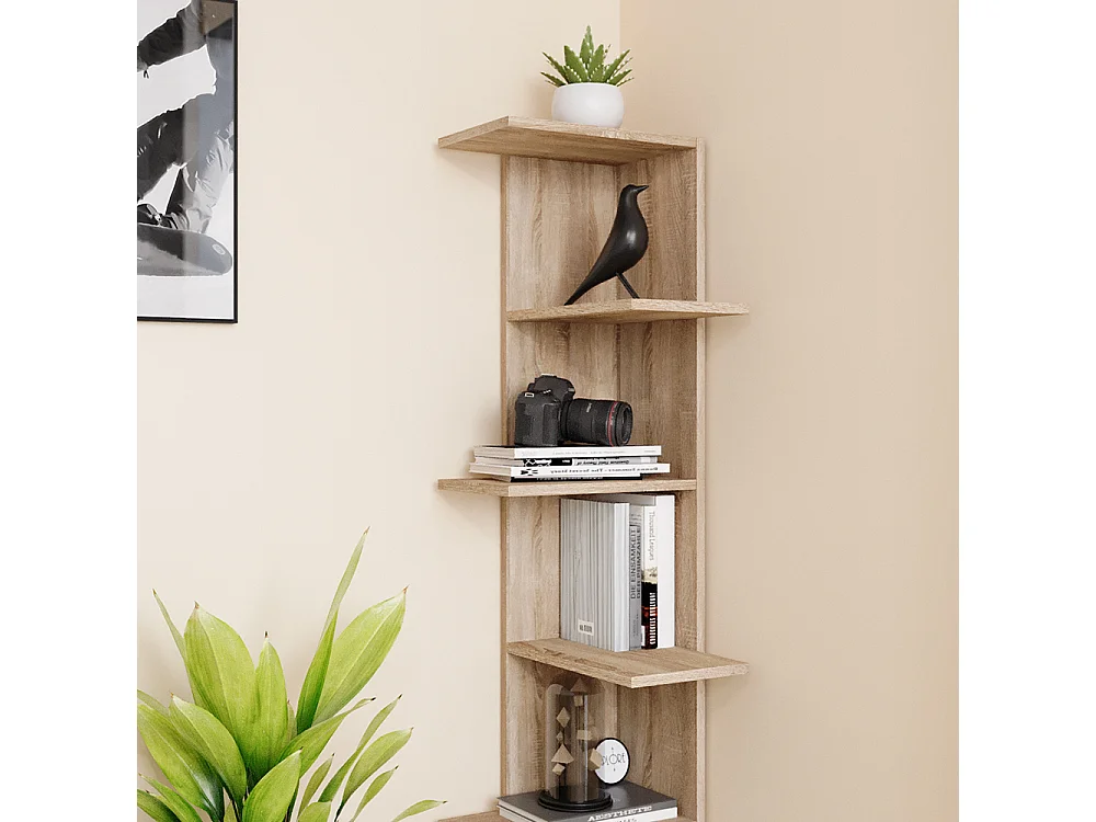 Corner shelf sonoma 37x37x140.1 tera