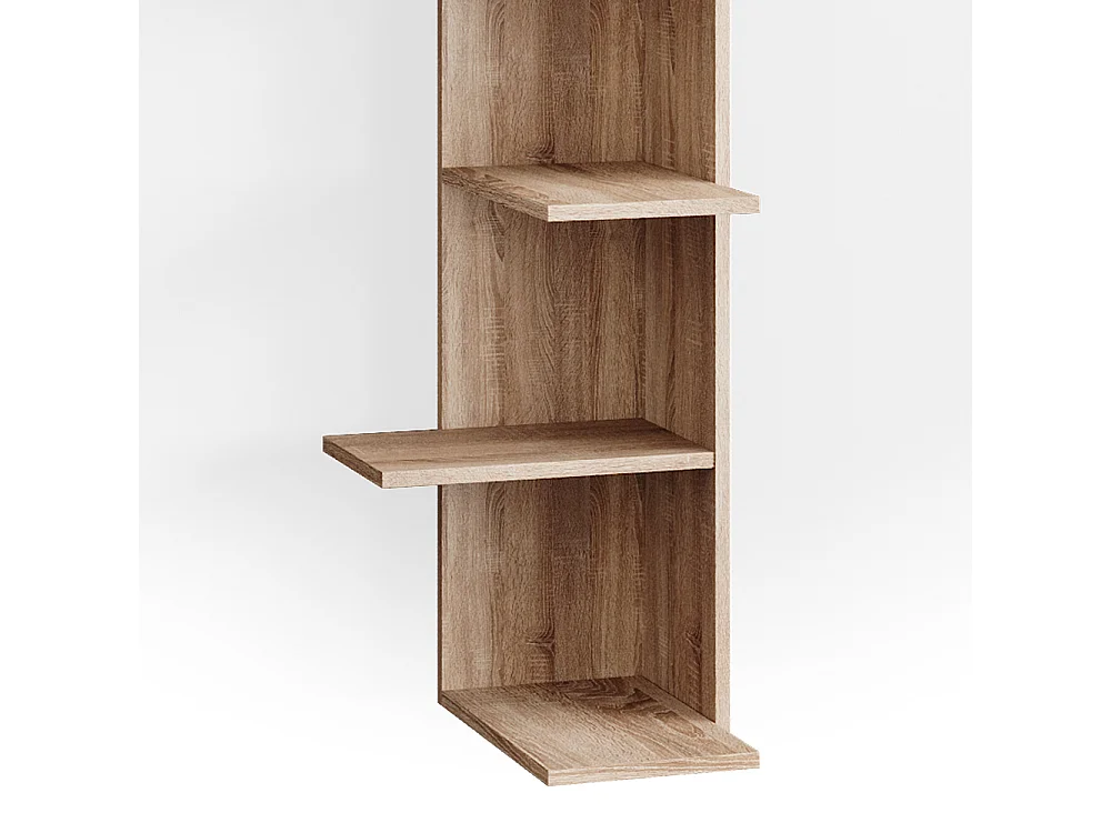 Corner shelf sonoma 37x37x140.1 tera