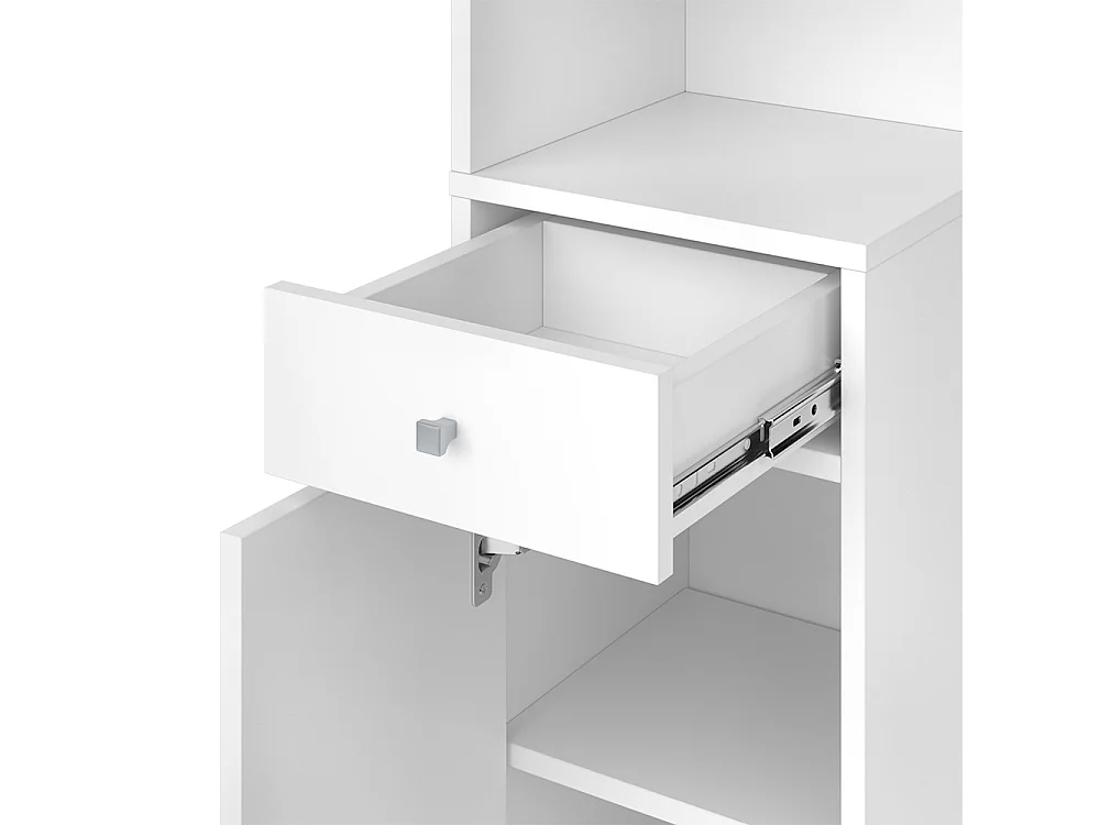 Étagère dangle blanc 30x30x135.5 larry