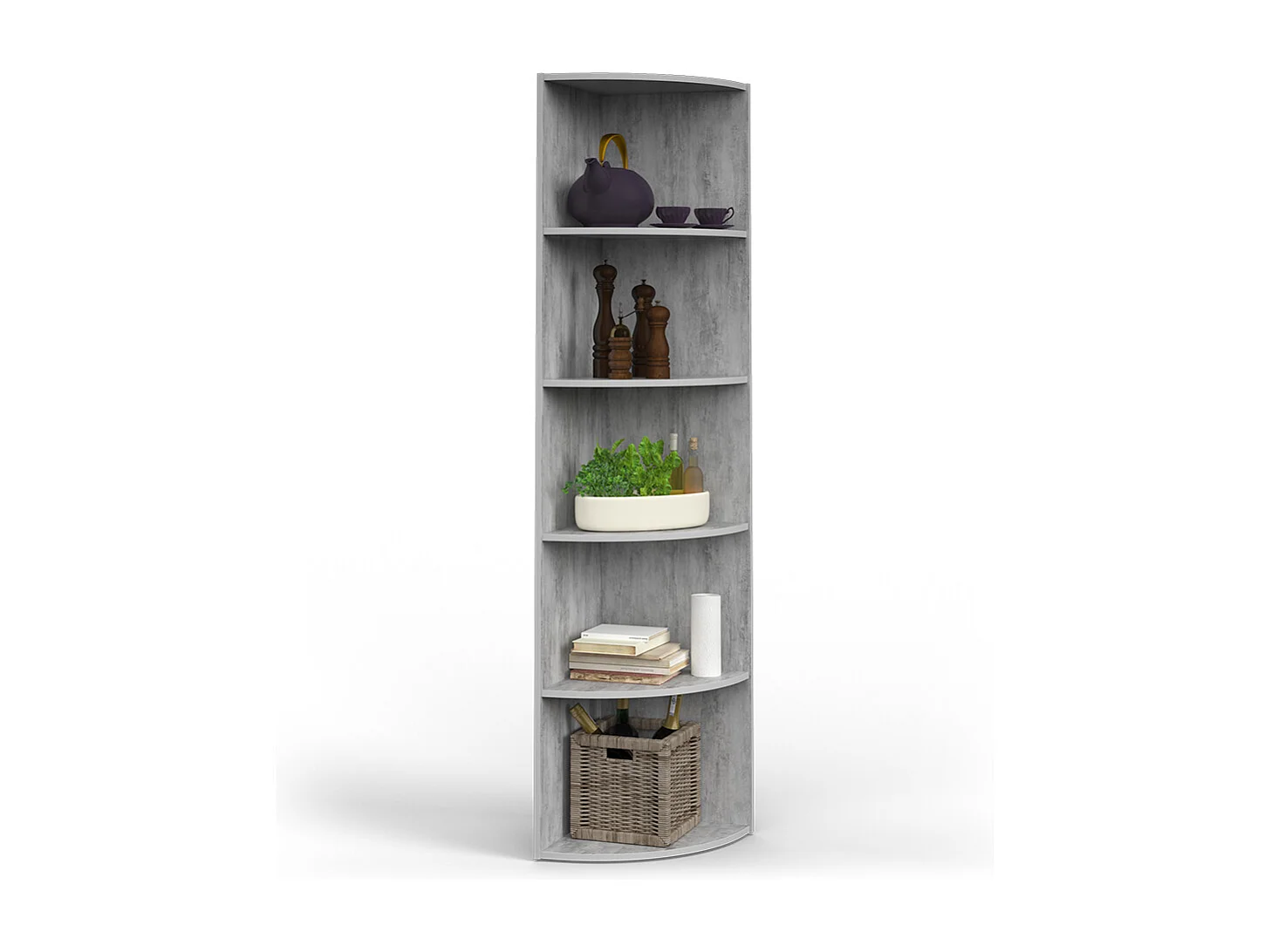 Étagère dangle béton 40x40x180 ecki