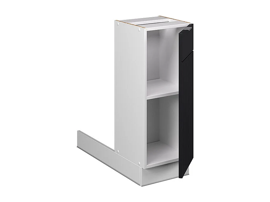 Regalinselunterschrank schwarz gestreift 30x70x82 fame-line