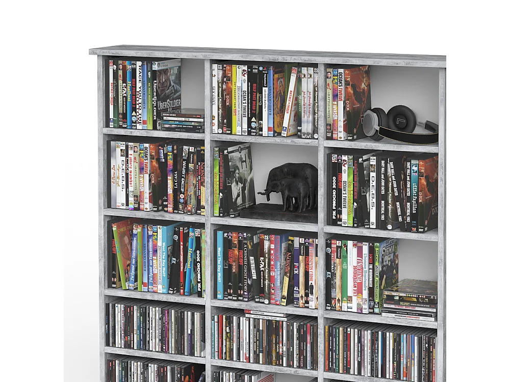 Cd-Regal beton 105.4x19x136 jukebox