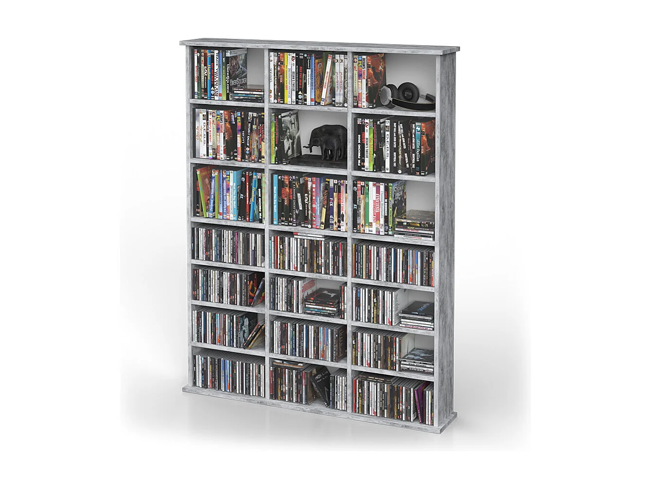 Étagère CD béton 105.4x19x136 jukebox