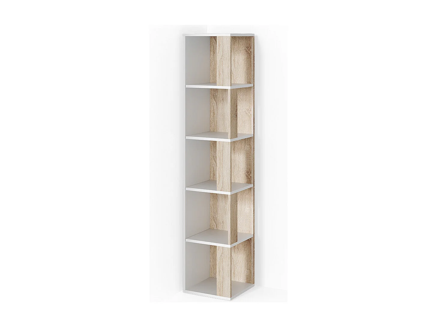 Corner shelf sonoma 33.3x33.3x162.2 lio