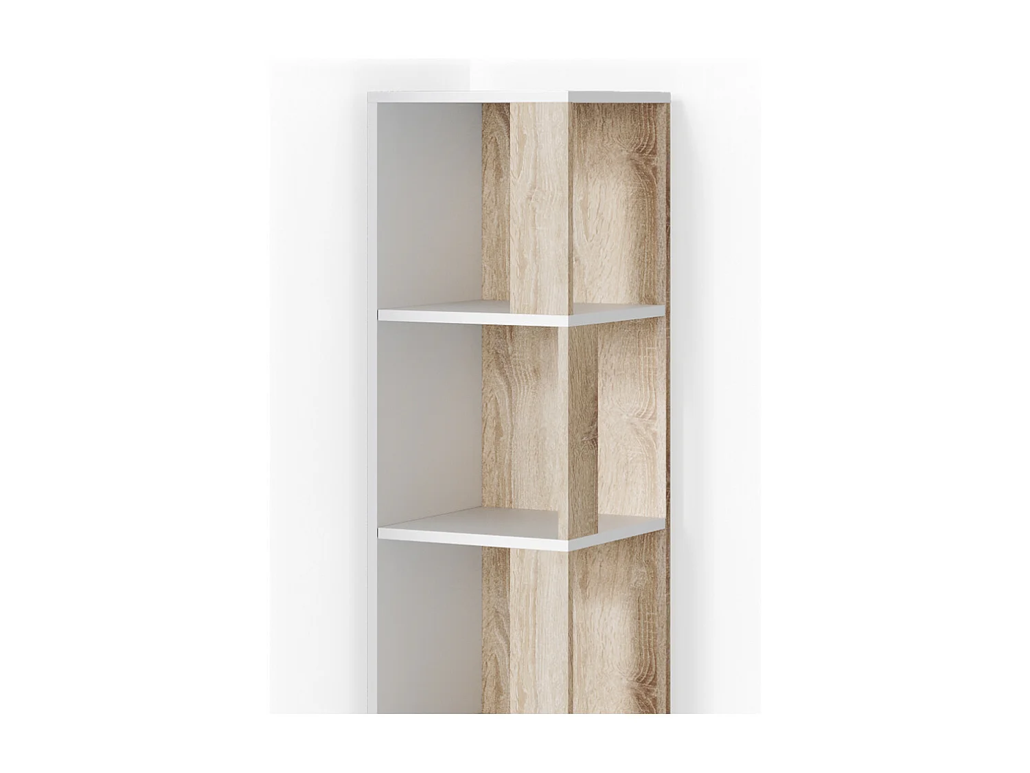 Corner shelf sonoma 33.3x33.3x162.2 lio