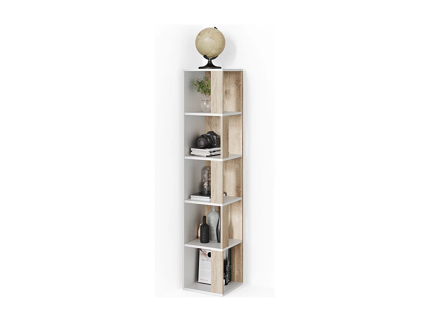 Corner shelf sonoma 33.3x33.3x162.2 lio