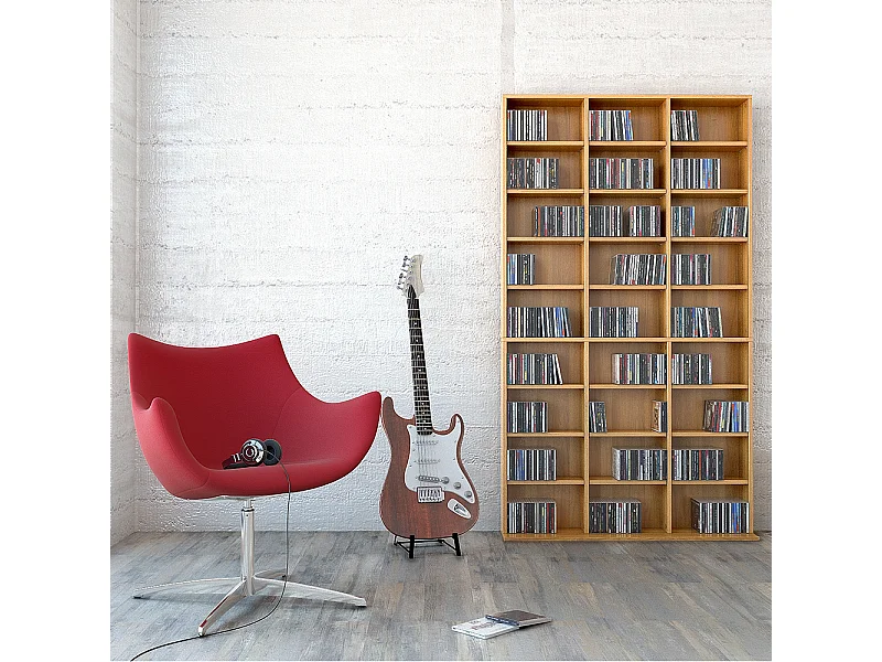 Cd-Regal buche 102x16x178 jukebox