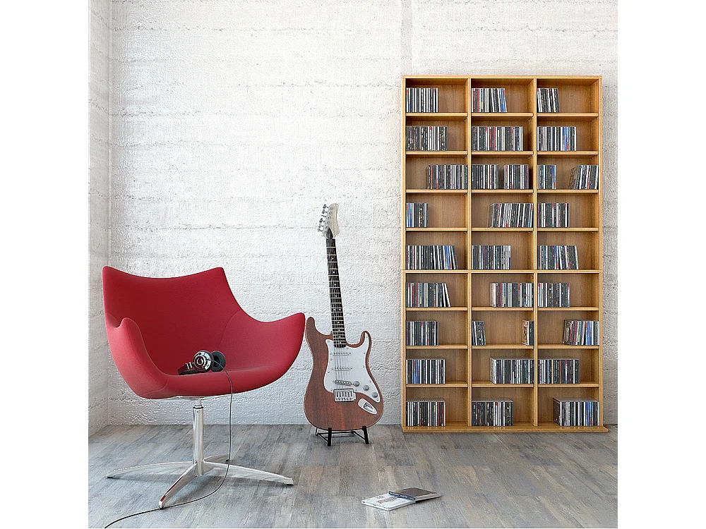 Cd-Regal buche 102x16x178 jukebox