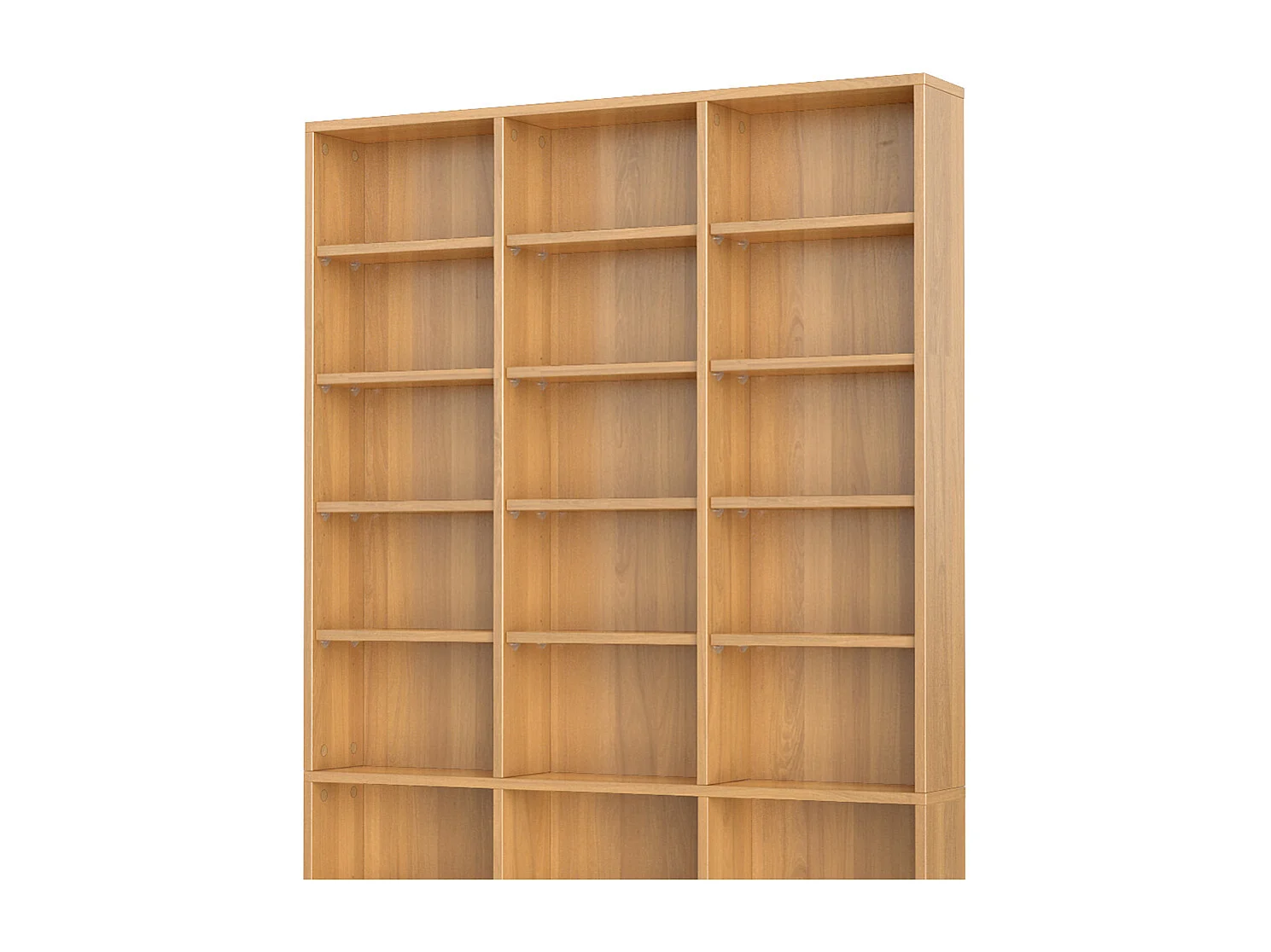 Étagère CD hêtre 102x16x178 jukebox