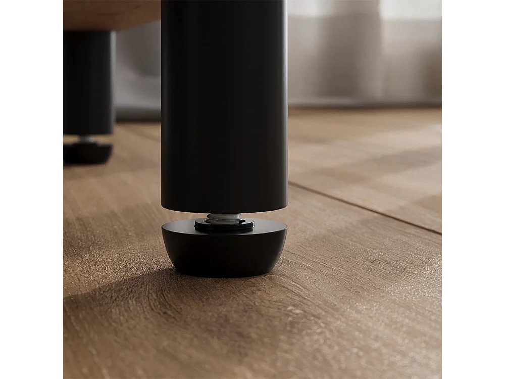 Eckregal goldkraft eiche/anthrazit 30x30x133 bivio