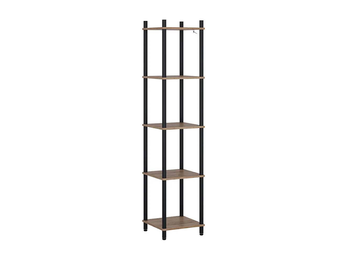 Corner shelf gold power oak/anthracite 30x30x133 bivio