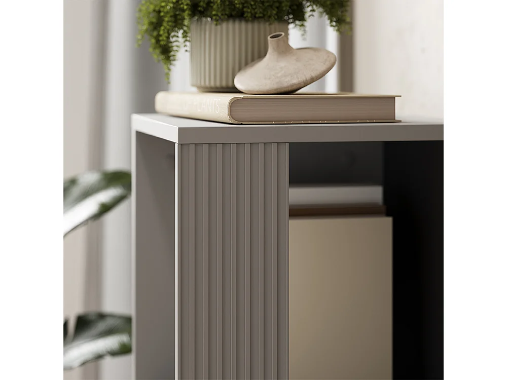 Libreria grigio 36x36x120 eliza