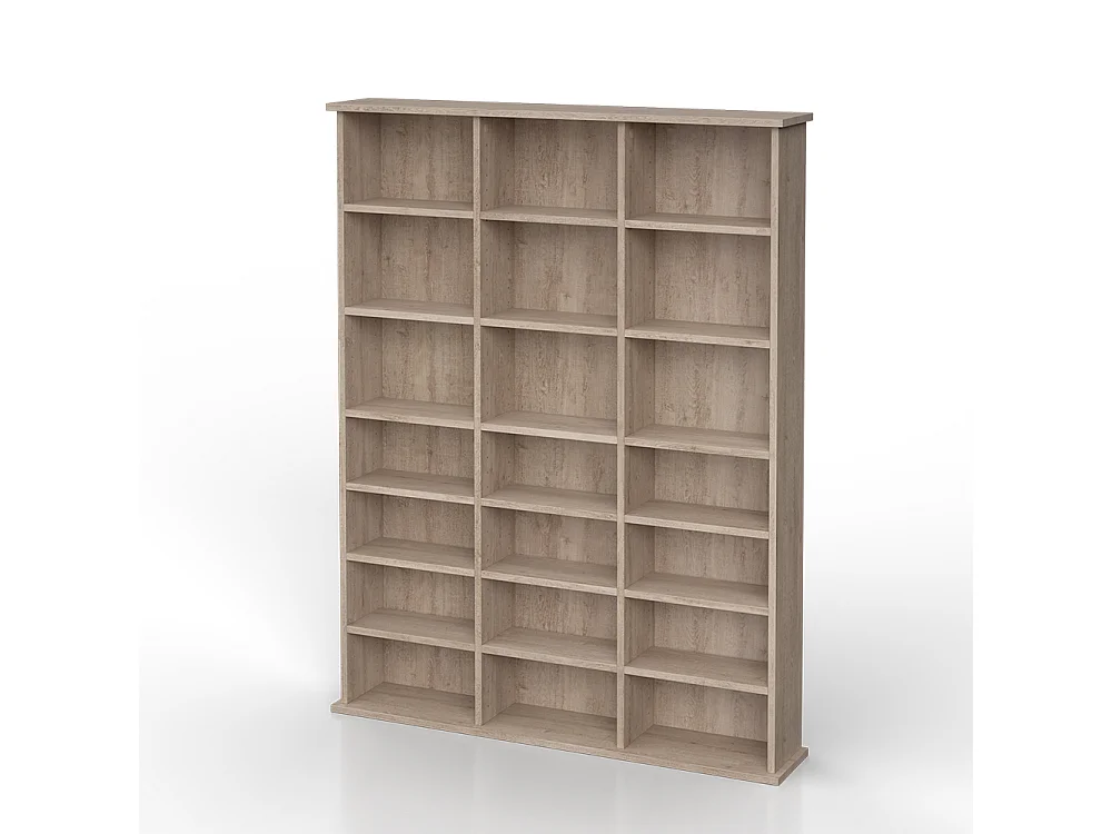 Étagère CD sonoma 105.4x19x136 jukebox