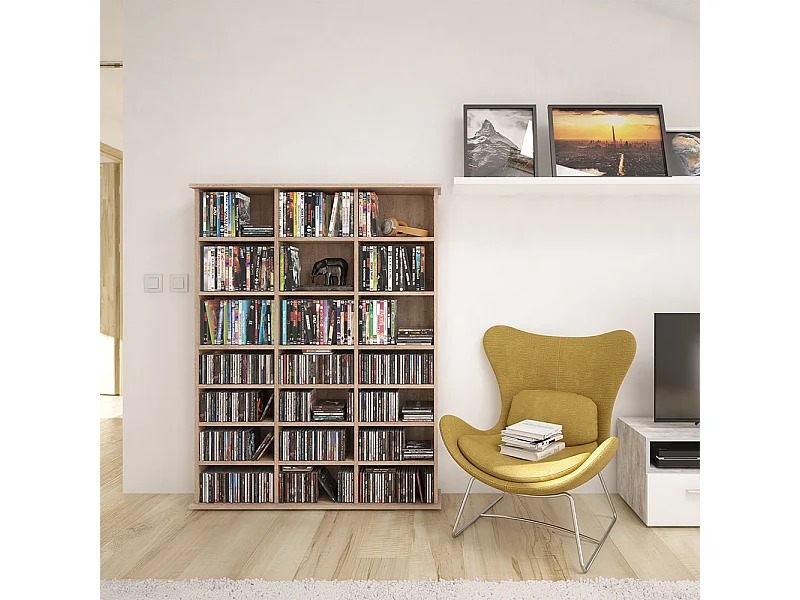 Scaffale porta cd sonoma 105.4x19x136 jukebox