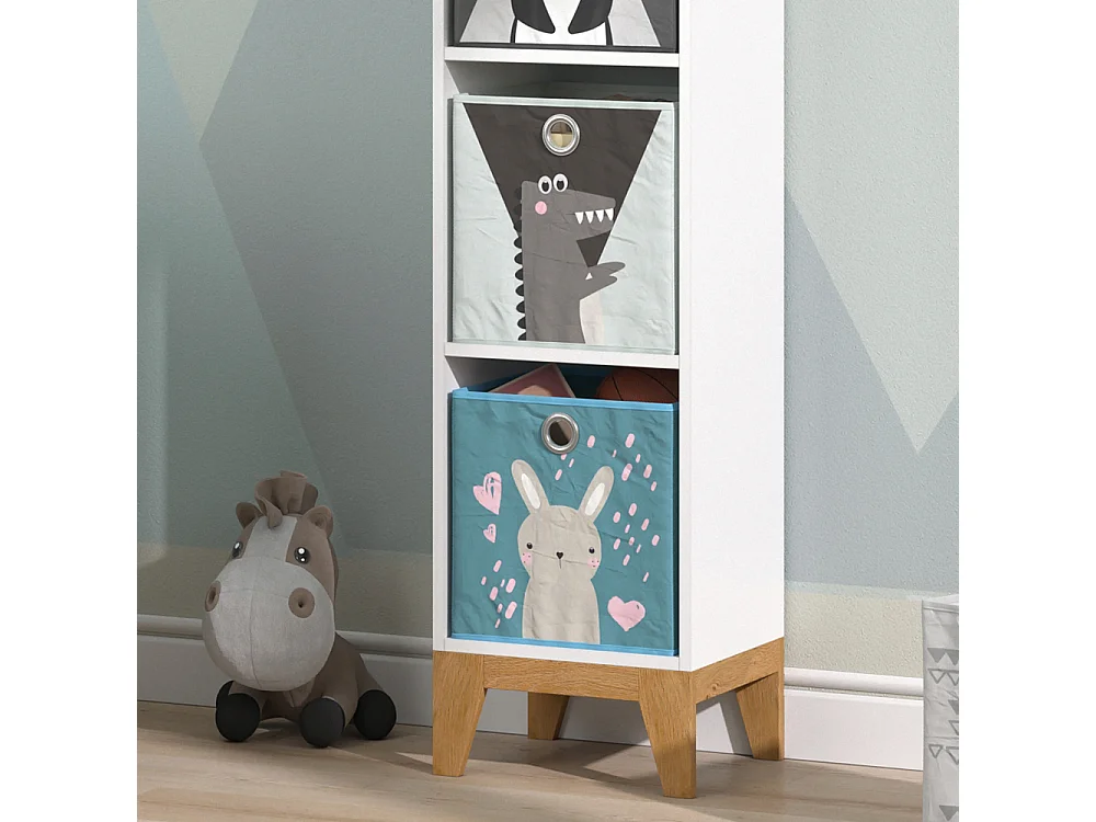 Kinderregal weiß 35.2x30x159.5 malia