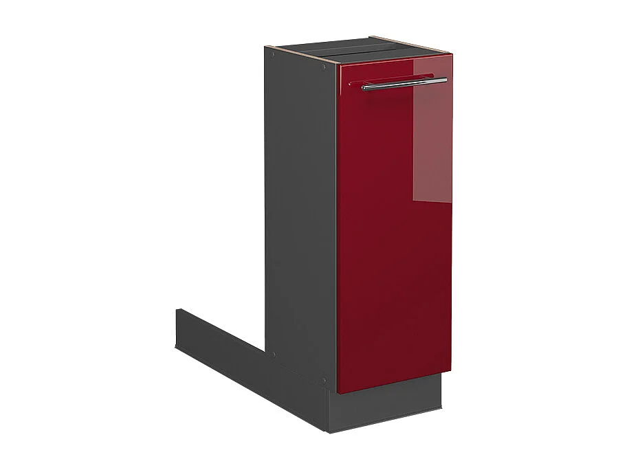 Kücheninsel bordeaux hochglanz 30x70x82 fame-line