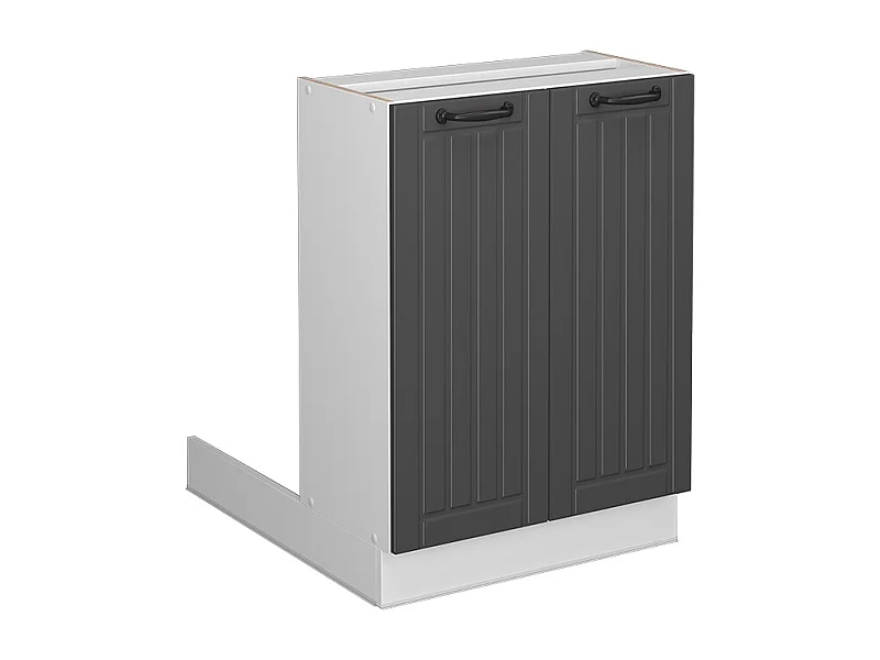 Îlot de cuisine anthracite campagne 60x30x82 fame-line