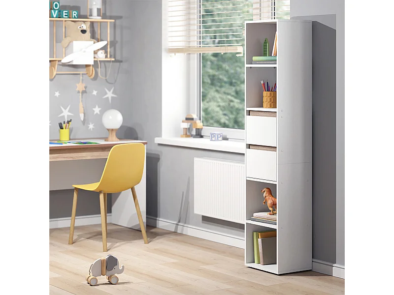 Bücherregal weiß 36.2x29.9x171 robert