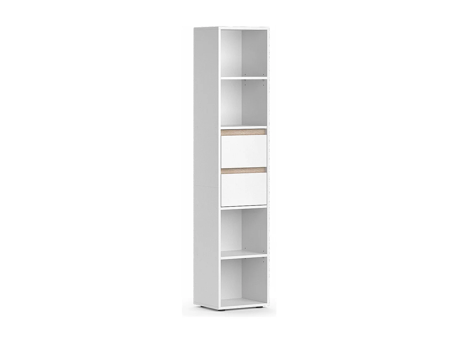 Bogreol hvid 36.2x29.9x171 robert