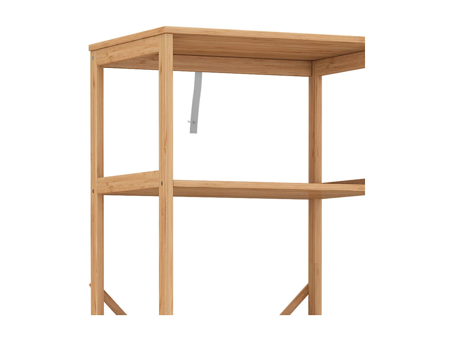 Étagère à livres bambou 48.3x35.5x140.3 novaro