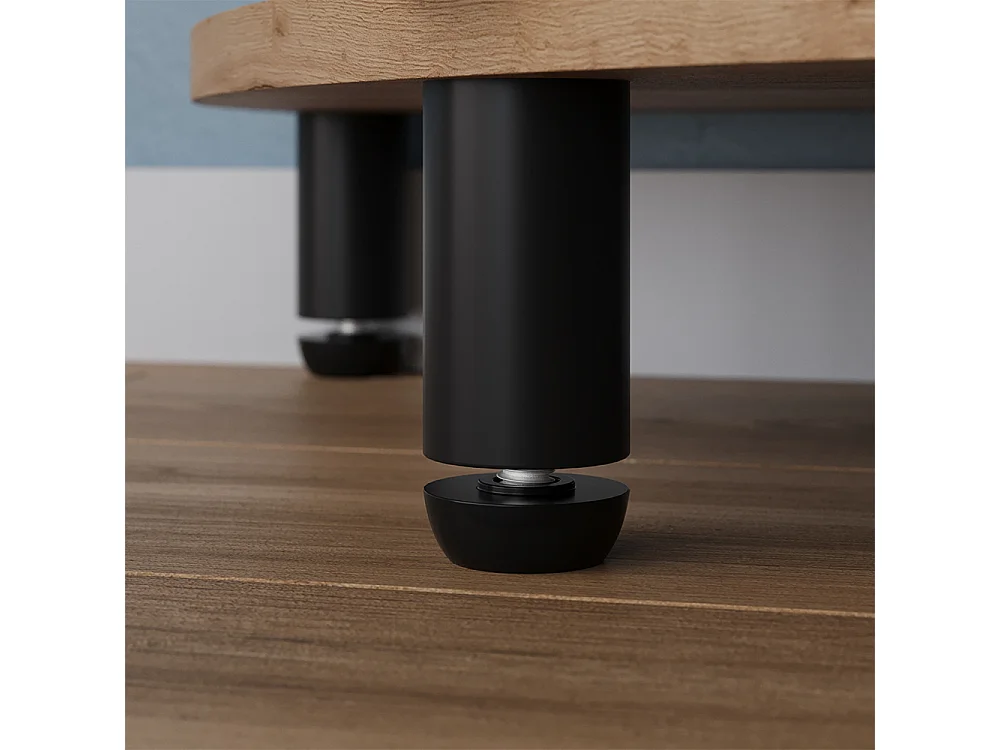 Eckregal goldkraft eiche/anthrazit 29x29x102.5 bivio