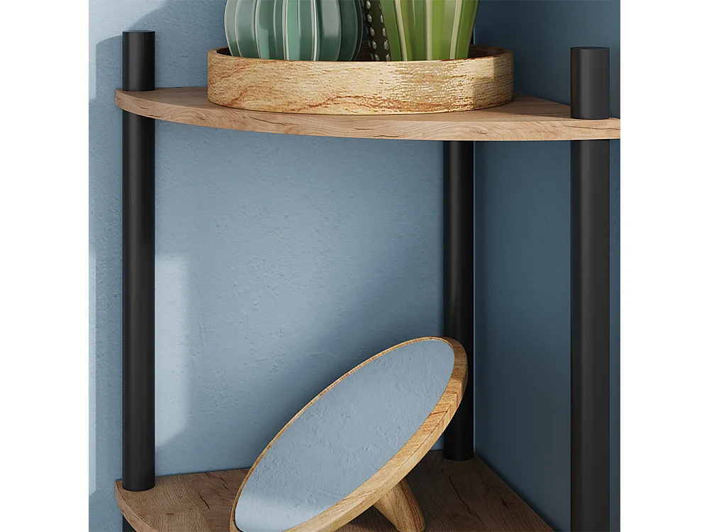 Étagère dangle chêne doré/anthracite 29x29x102.5 bivio