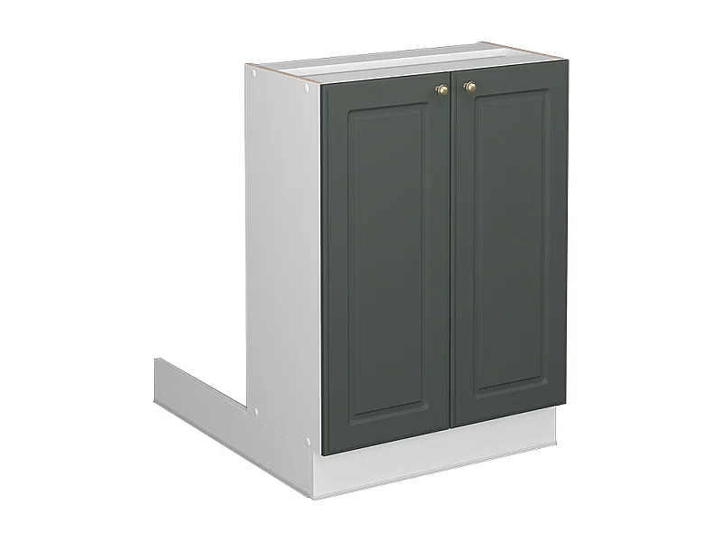 Îlot de cuisine vert or campagne 60x30x82 fame-line