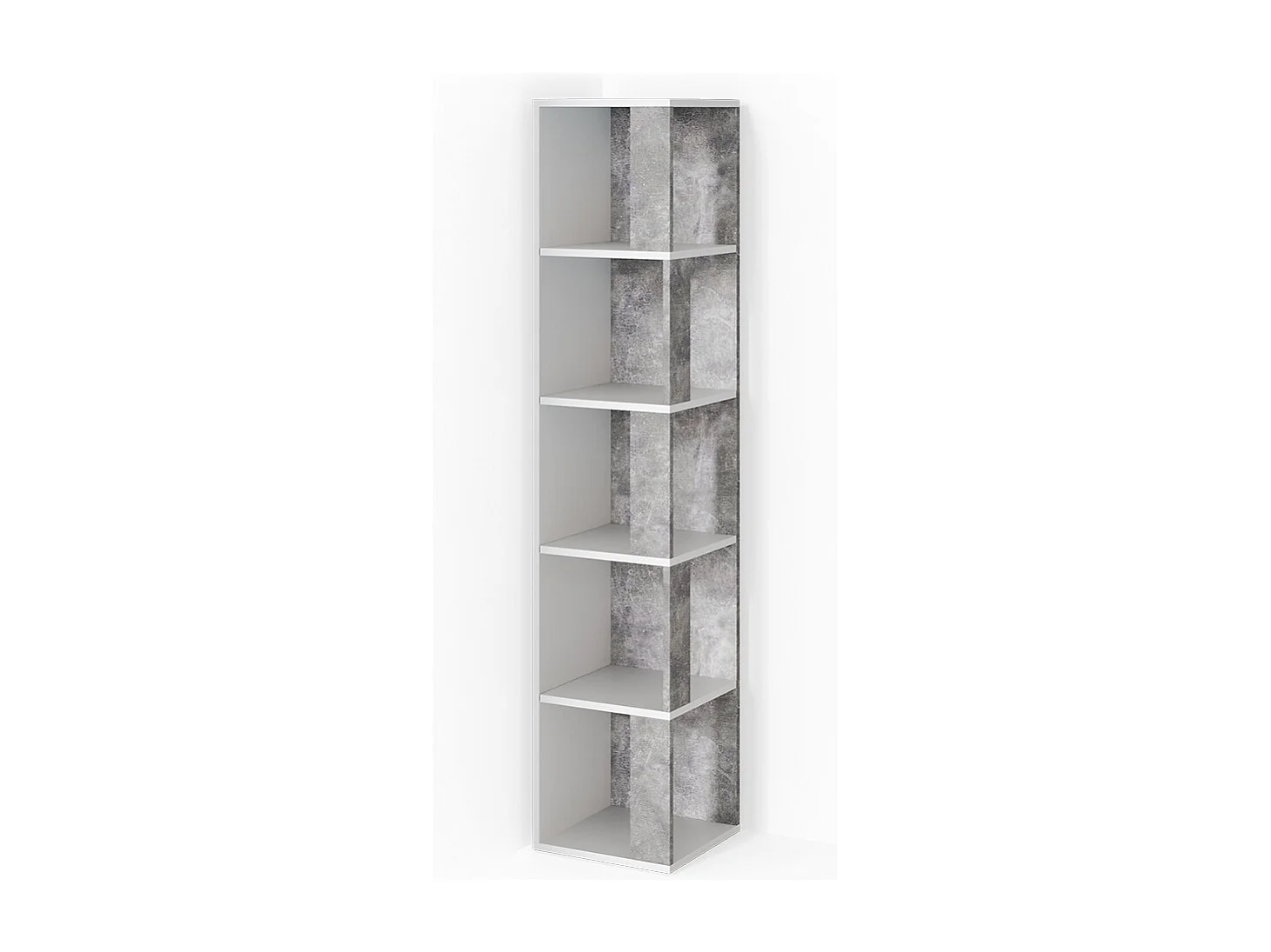 Corner shelf concrete 33.3x33.3x162.2 lio
