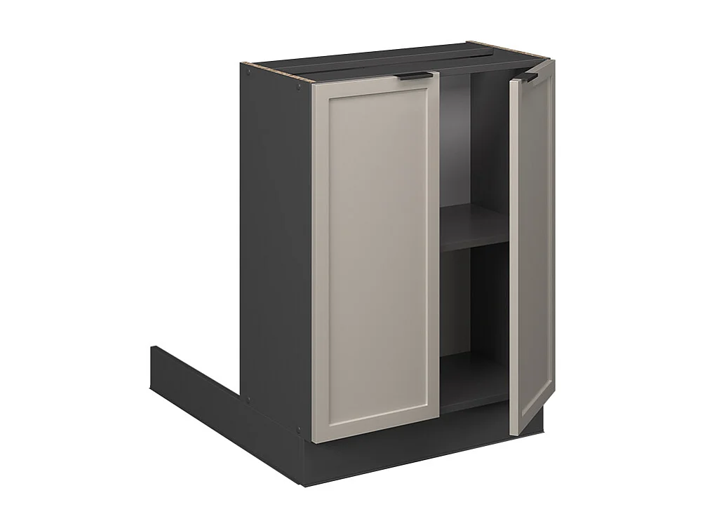 Îlot de cuisine grisbeige 60x70x82 fame-line