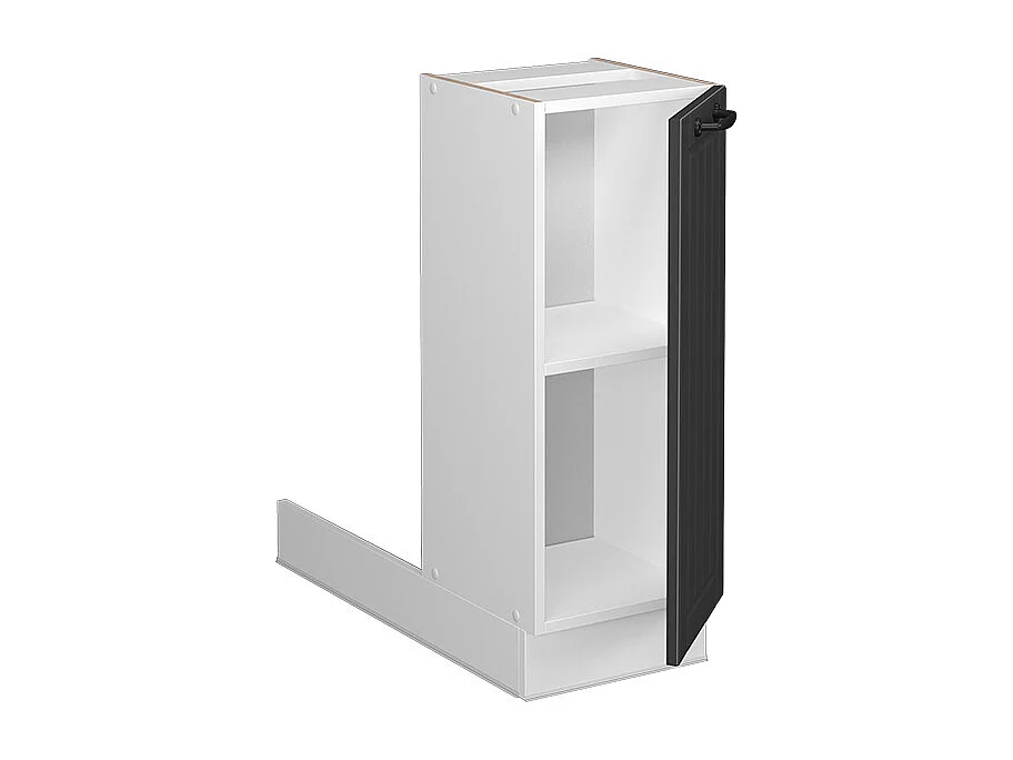 Îlot de cuisine anthracite campagne 30x70x82 fame-line