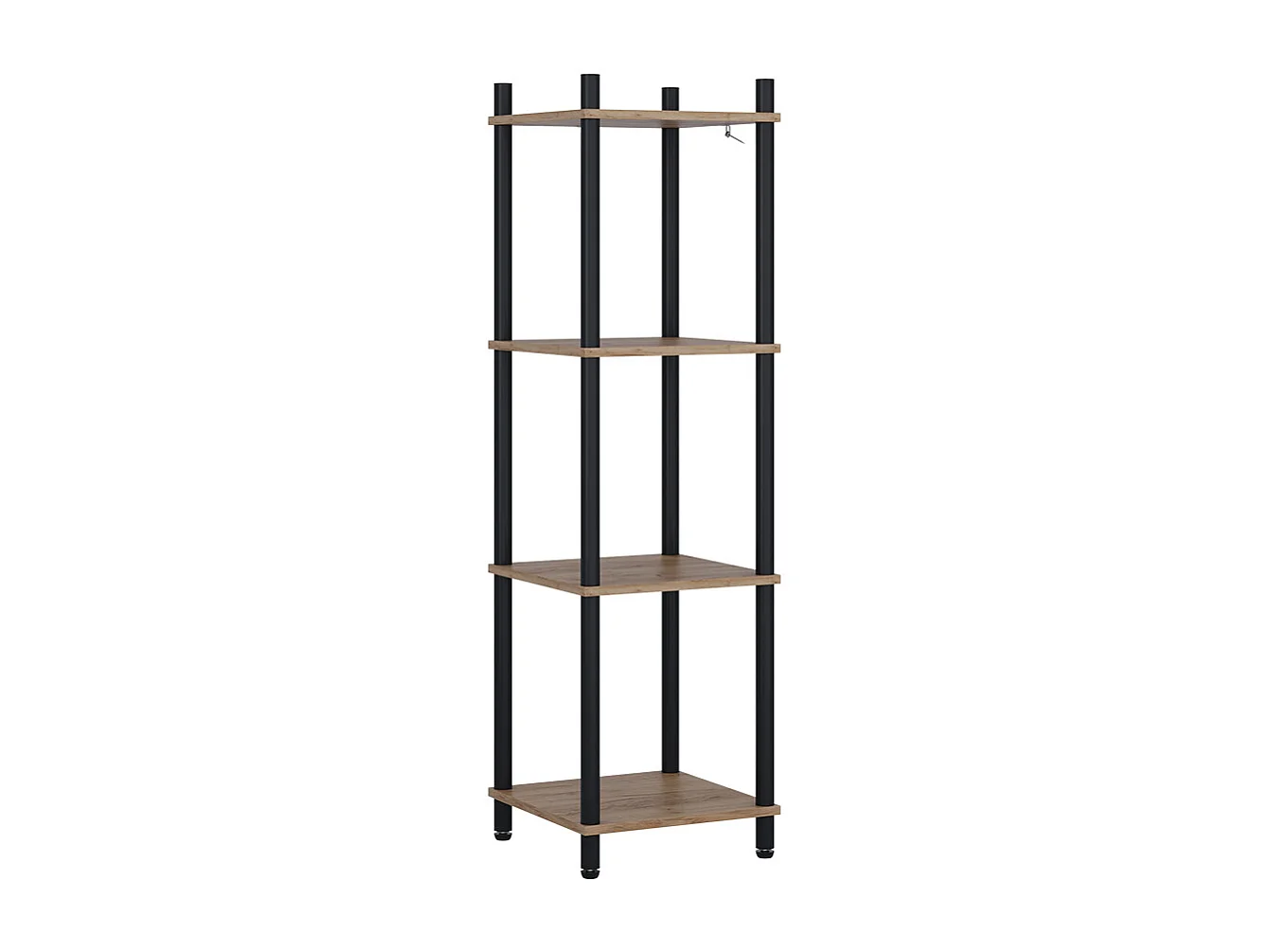 Corner shelf gold power oak/anthracite 30x30x102.5 bivio