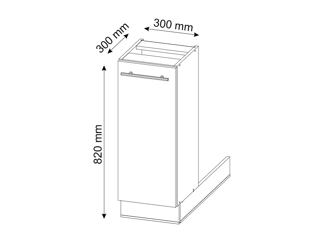 Îlot de cuisine anthracite-or 30x70x82 fame-line