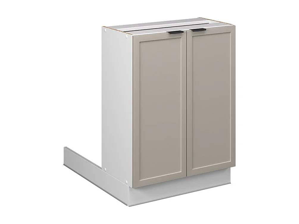 Ilot de cuisine grisbeige 60x30x82 fame-line