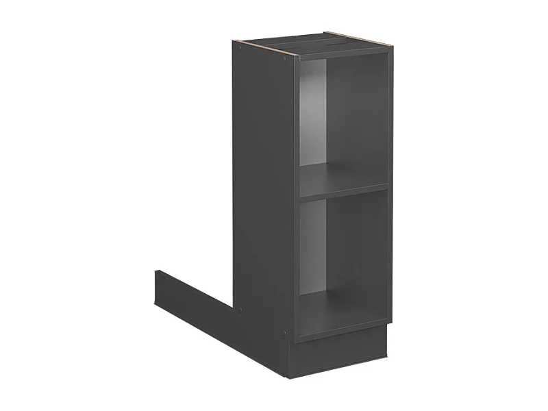 Îlot de cuisine anthracite 30x70x82 fame-line