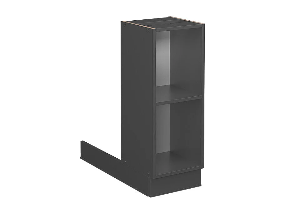 Îlot de cuisine anthracite 30x70x82 fame-line