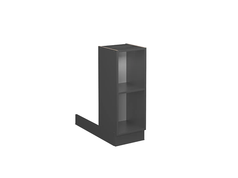 Armário de cozinha com ilha antracite 30x70x82 fame-line