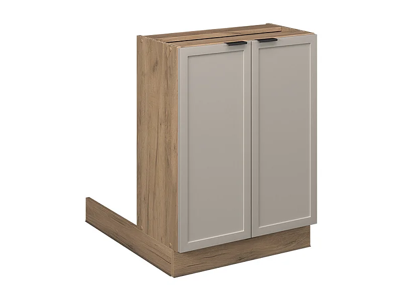 îlot de cuisine grisbeige 60x30x82 fame-line