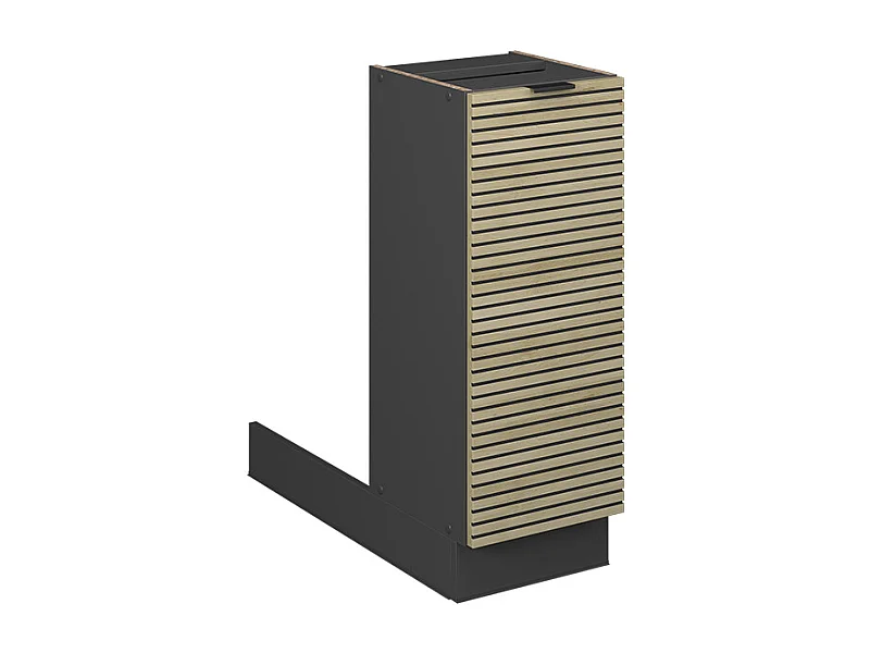 Ilot de cuisine panneau en chêne 30x70x82 fame-line