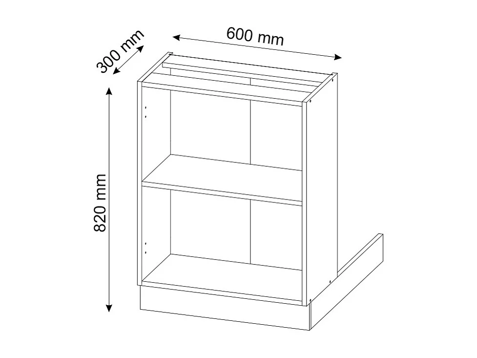 Îlot de cuisine anthracite 60x70x82 fame-line