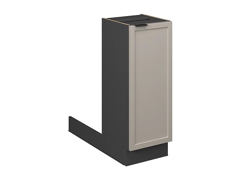 Ilot de cuisine grisbeige 30x70x82 fame-line