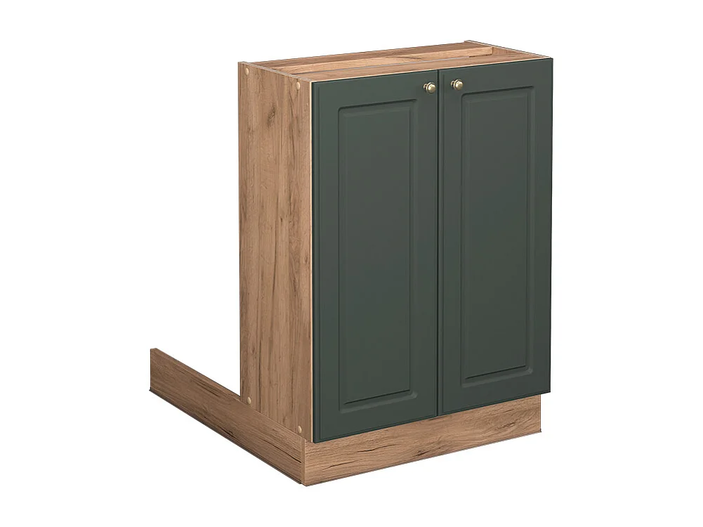 Îlot de cuisine vert or campagne 60x30x82 fame-line