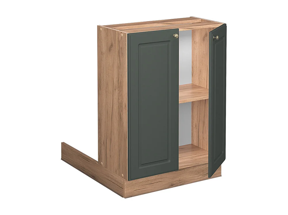 Îlot de cuisine vert or campagne 60x30x82 fame-line