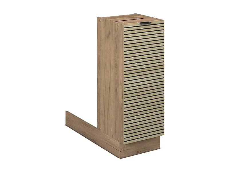 îlot de cuisine panneau en chêne 30x70x82 fame-line