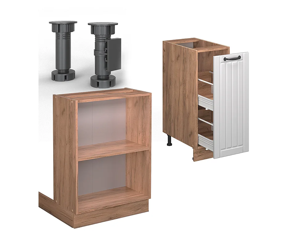 Wyspa kuchenna biały domek wiejski 90x60x82 fame-line