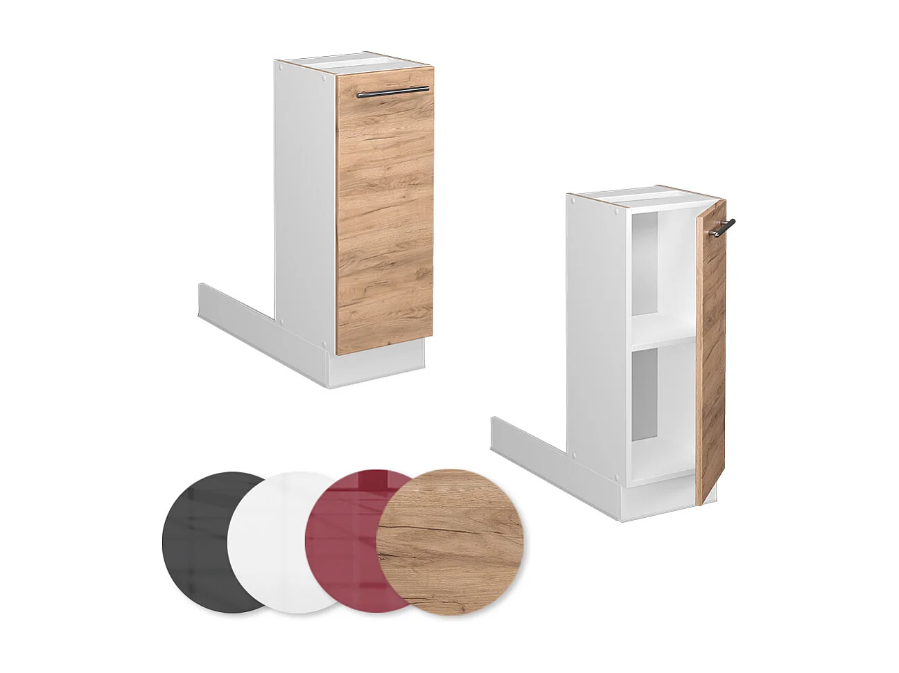 Isola cucina quercia dorata 30x70x82 fame-line