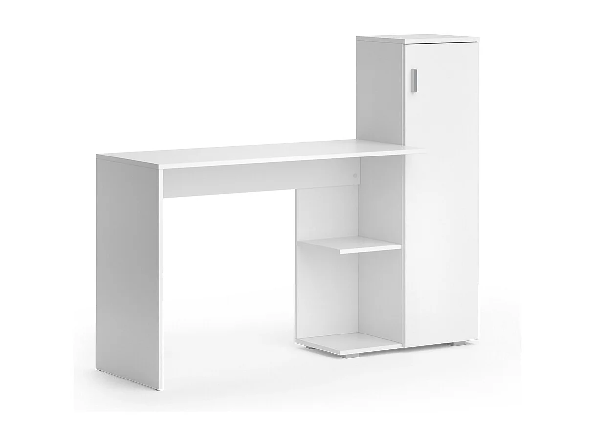 table dordinateur  blanc 141.2x45.2x113.2 ritz